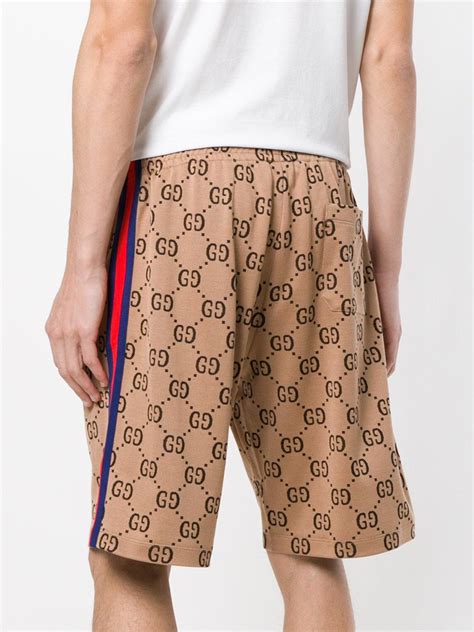 gucci jaquard shorts|Gucci shorts for men.